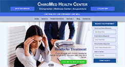 Desktop Screenshot of chiromedhealthcenter.com