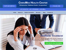 Tablet Screenshot of chiromedhealthcenter.com